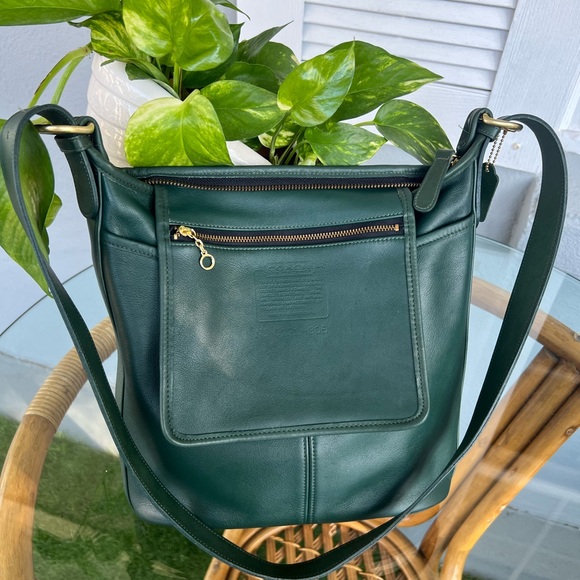 Vintage Coach Whitney Duffel Bag - Bottle Green - Picture 12 of 16